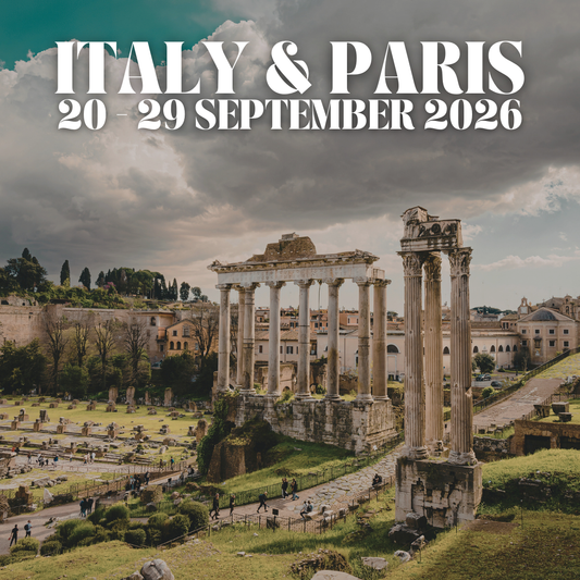 Italy & Paris Tour | 20 - 29 September 2026