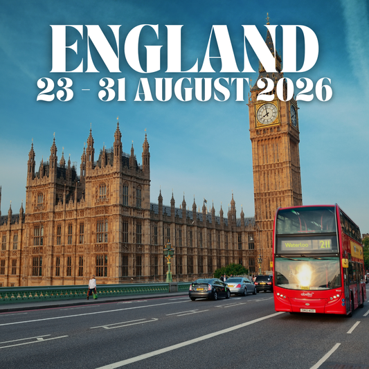 England Tour | 23 - 31 August 2026