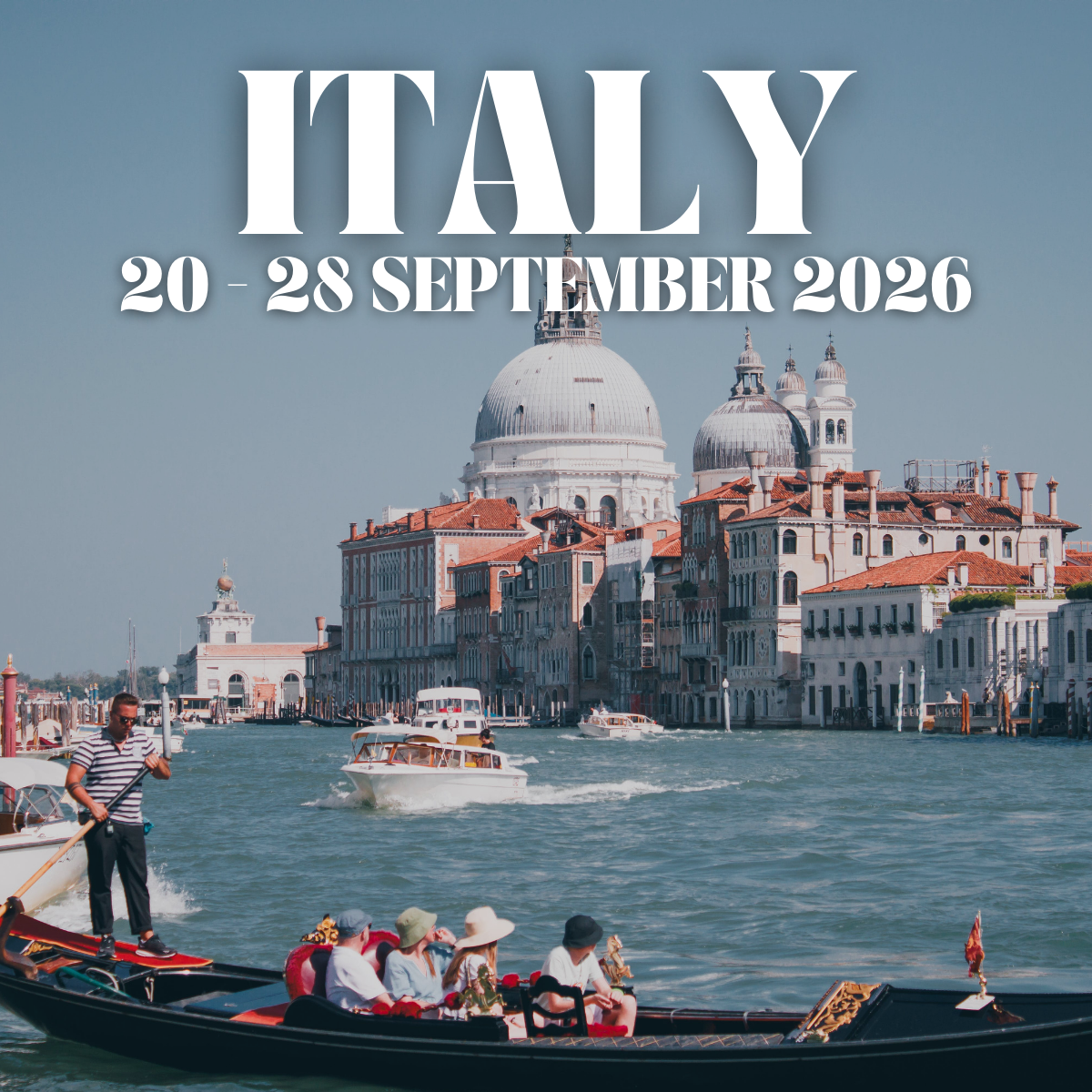 Italy Tour | 20 - 28 September 2026