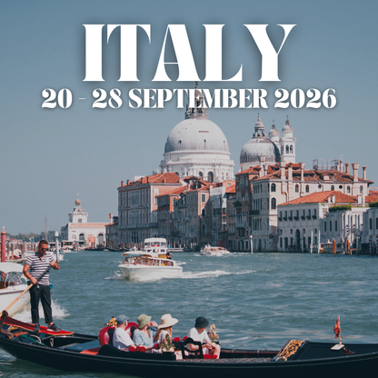 Italy Tour | 20 - 28 September 2026