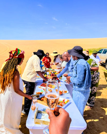 Thrifty Adventures travellers in Namibia over New Year