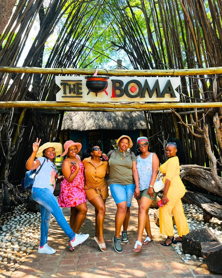 Thrifty Adventures travellers celebrating New Year at Victoria Falls